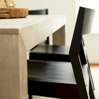 Plank and Beam 72 Modern Solid Wood Table and Chairs Dining Set