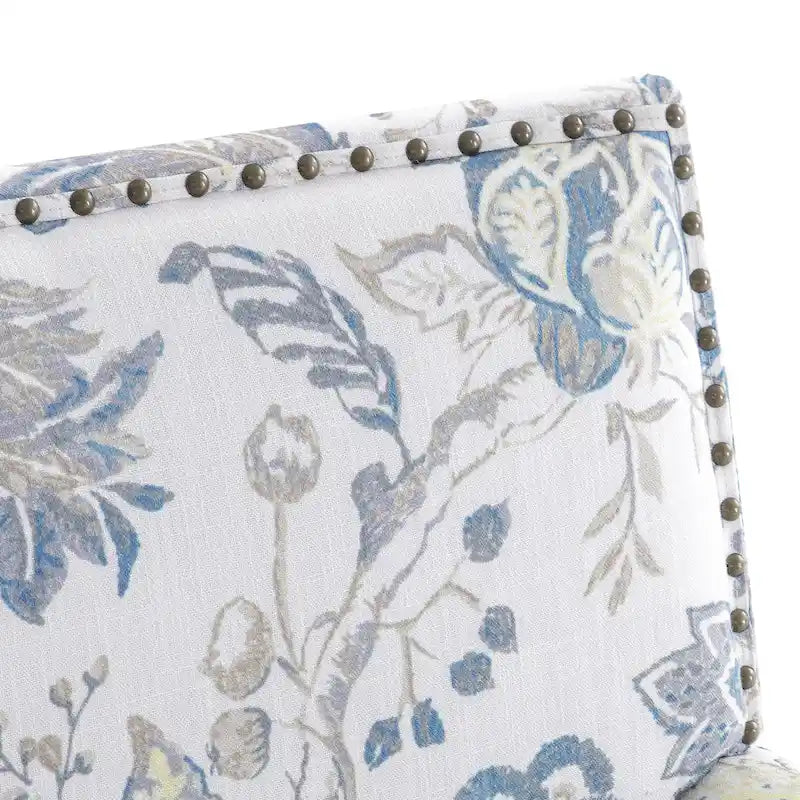 Armchair Accent Chairs with Nailhead Trim Set of 2