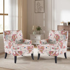 Armchair Accent Chairs with Nailhead Trim Set of 2