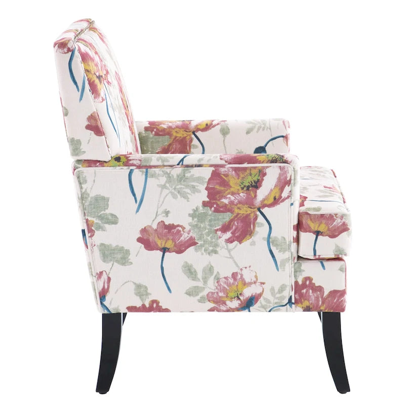 Armchair Accent Chairs with Nailhead Trim Set of 2