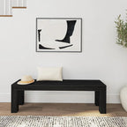 Plank and Beam Solid Wood Modern Dining Bench - 61