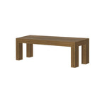 Plank and Beam Solid Wood Modern Dining Bench - 61