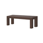 Plank and Beam Solid Wood Modern Dining Bench - 61