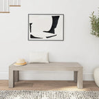 Plank and Beam Solid Wood Modern Dining Bench - 61