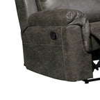 Nicole Reclining Faux Leather Upholstered Sectional Sofa