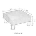 Adeco 15 Small Ottoman Upholstered Foot Rest