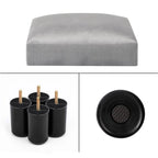 Adeco 15 Small Ottoman Upholstered Foot Rest