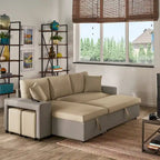 Lorca 2-tone Convertible Sofa with Storage by iNSPIRE Q Modern