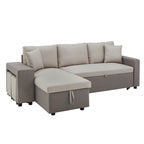 Lorca 2-tone Convertible Sofa with Storage by iNSPIRE Q Modern