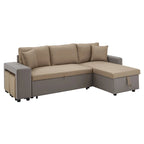 Lorca 2-tone Convertible Sofa with Storage by iNSPIRE Q Modern