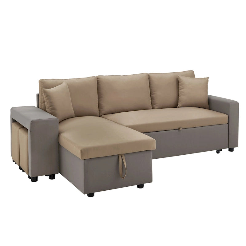 Lorca 2-tone Convertible Sofa with Storage by iNSPIRE Q Modern