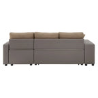 Lorca 2-tone Convertible Sofa with Storage by iNSPIRE Q Modern