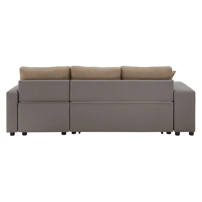 Lorca 2-tone Convertible Sofa with Storage by iNSPIRE Q Modern