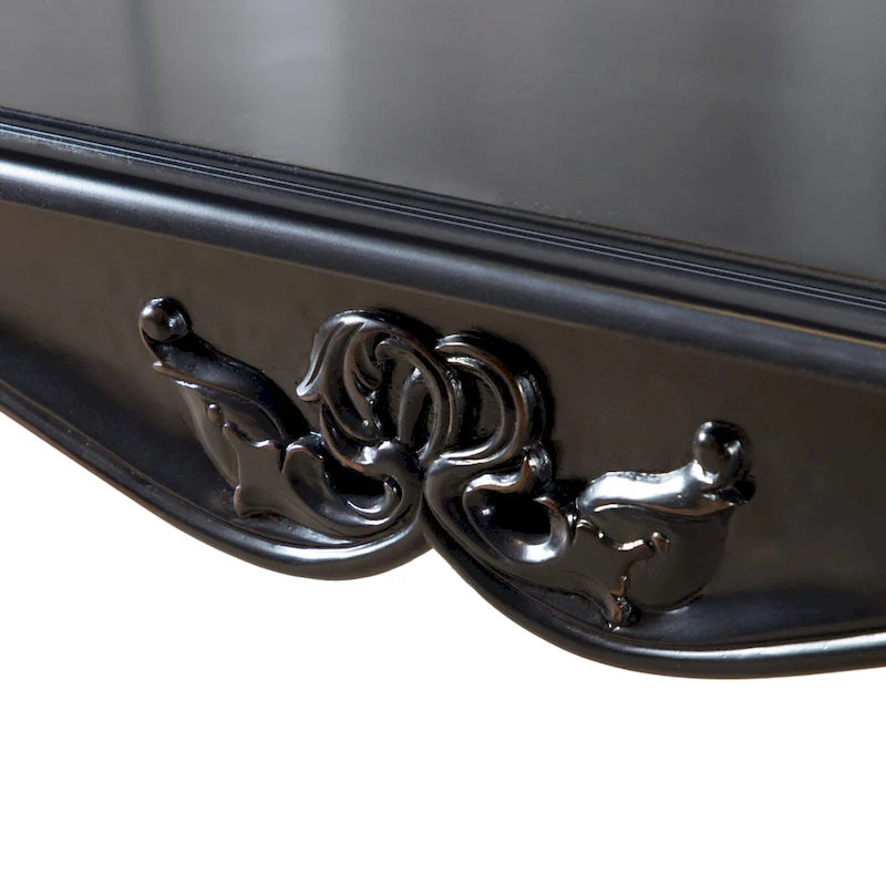 Furniture of America Clarissa Traditional Solid Wood Coffee Table with Carved Legs