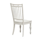 Magnolia Manor Antique White Weathered Bark Opt 5 Piece Drop Leaf Set