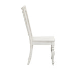 Magnolia Manor Antique White Weathered Bark Opt 5 Piece Drop Leaf Set