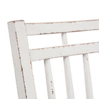 Magnolia Manor Antique White Weathered Bark Opt 5 Piece Drop Leaf Set