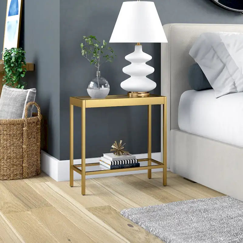 Alexis 24 Wide Rectangular Side Table