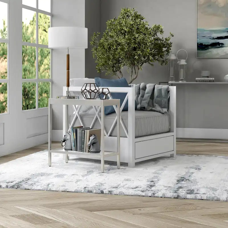 Alexis 24 Wide Rectangular Side Table