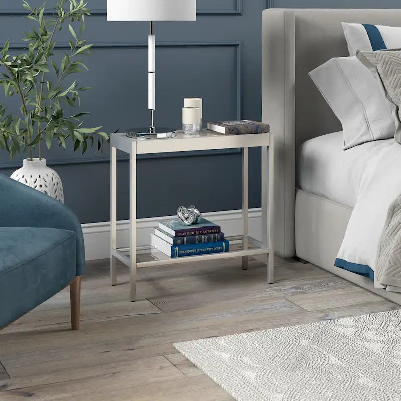 Alexis 24 Wide Rectangular Side Table