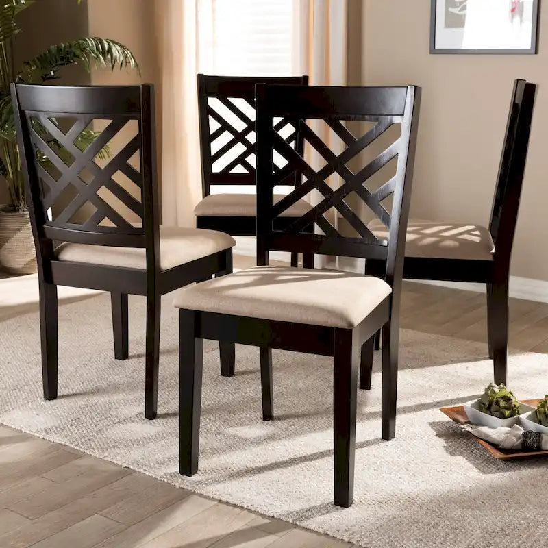 Modern and Contemporary Dining Chair 4-Piece Set