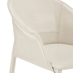 Callie Recycled Leather Dining Arm Chair