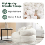 Indoor circular wide sofa and lazy sofa chair