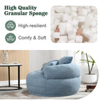 Indoor circular wide sofa and lazy sofa chair