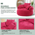 Indoor circular wide sofa and lazy sofa chair