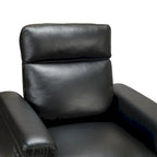 Alicia 34.65 Wide Contemporary Classic Genuine Leather Power Recliner With USB Port