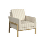 HomePop Modern Wood Frame Accent Chair