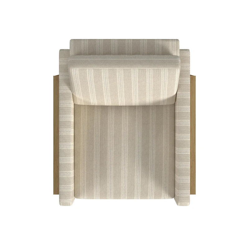 HomePop Modern Wood Frame Accent Chair
