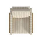 HomePop Modern Wood Frame Accent Chair