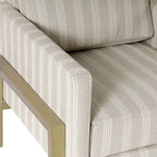 HomePop Modern Wood Frame Accent Chair