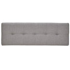 Sasha Oak Angled Leg Linen Dining Bench iNSPIRE Q Modern