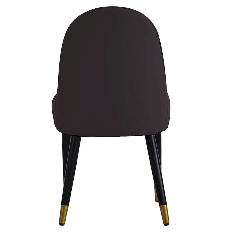 Set of 2 Modern Upholstered PU Leather Dining Chair