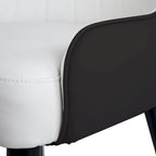 Set of 2 Modern Upholstered PU Leather Dining Chair