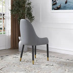 Set of 2 Modern Upholstered PU Leather Dining Chair