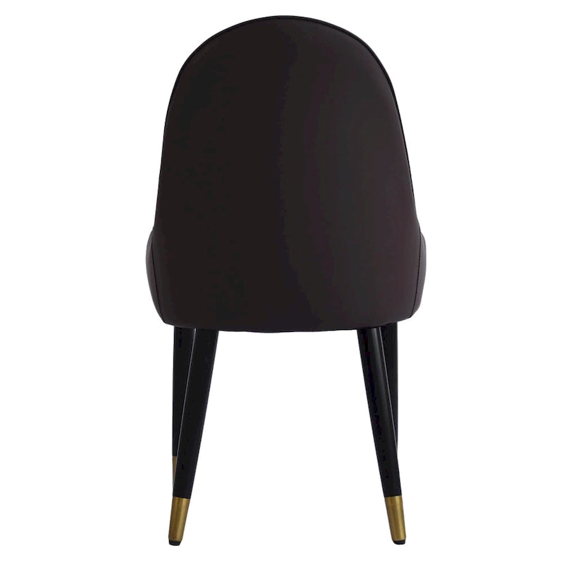 Set of 2 Modern Upholstered PU Leather Dining Chair