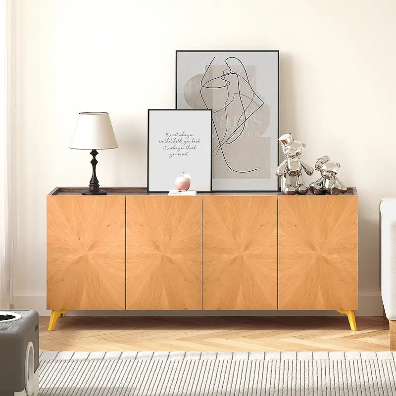 Moasis 63 Solid Wood Sideboard TV Stand