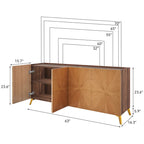 Moasis 63 Solid Wood Sideboard TV Stand