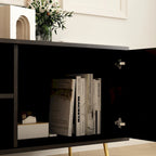 Entertainment Centers TV Stand With 2 Doors