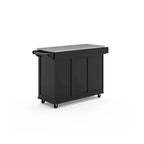 Dolly Madison Kitchen Cart with Stainless Steel Top by Homestyles