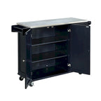 Dolly Madison Kitchen Cart with Stainless Steel Top by Homestyles