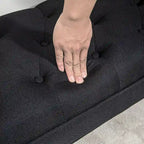 HOMCOM End of Bed Bench with Button Tufted Design, Upholstered Bench