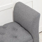 HOMCOM End of Bed Bench with Button Tufted Design, Upholstered Bench