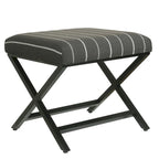 Porch & Den Boucher Modern Metal X-base Square Ottoman