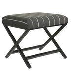 Porch & Den Boucher Modern Metal X-base Square Ottoman