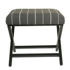 Porch & Den Boucher Modern Metal X-base Square Ottoman