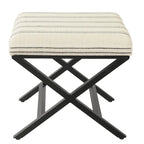 Porch & Den Boucher Modern Metal X-base Square Ottoman